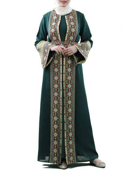Embroidered Bisht 2 pieces