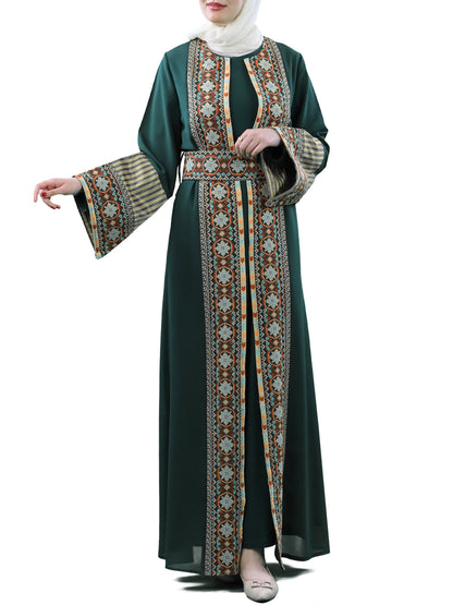 Embroidered Bisht 2 pieces