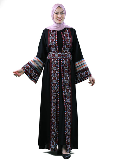 Embroidered Bisht 2 pieces