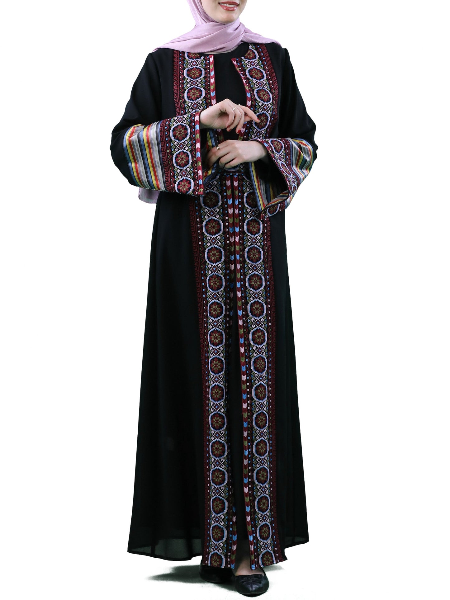 Embroidered Bisht 2 pieces