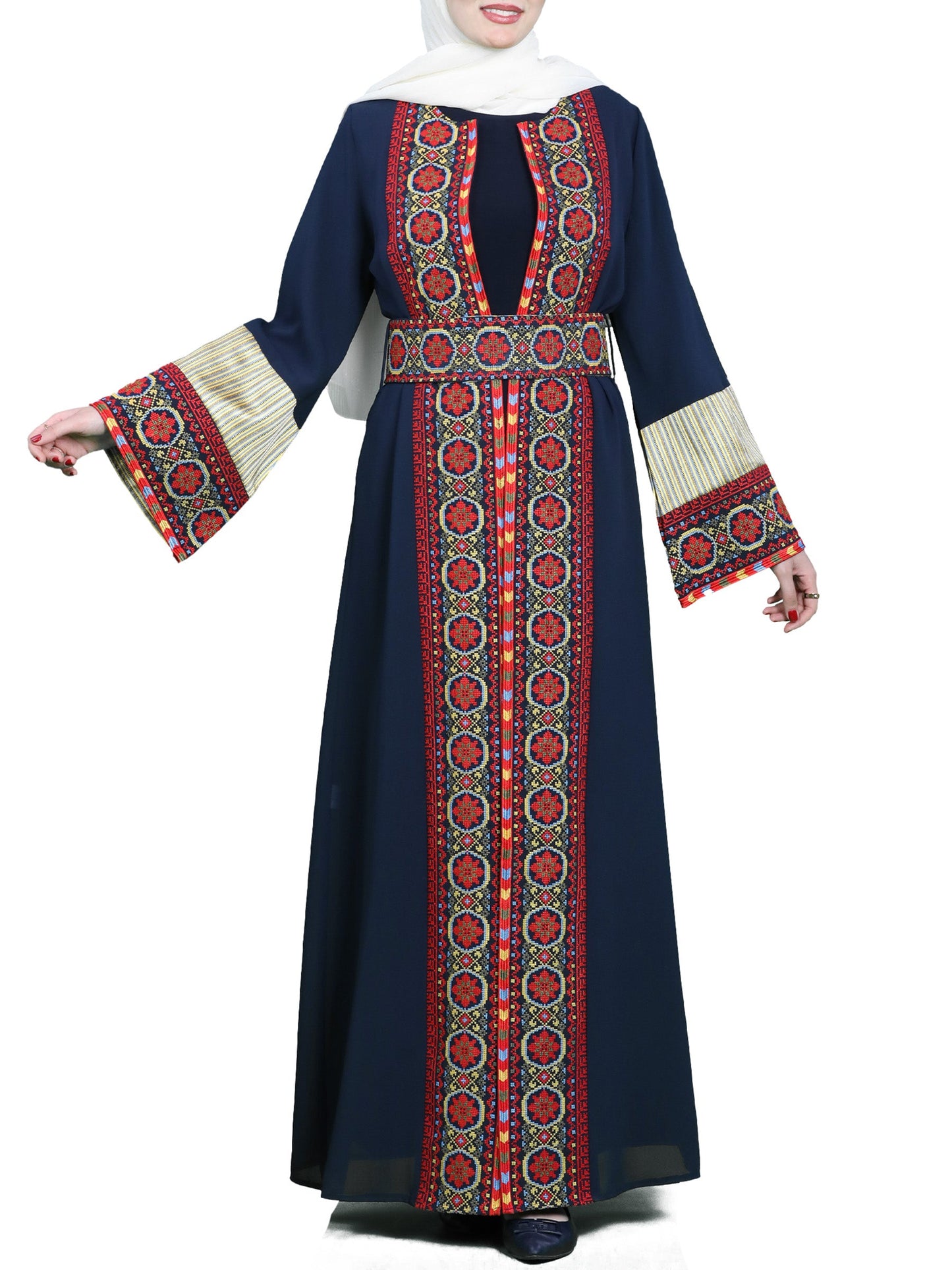 Embroidered Bisht 2 pieces