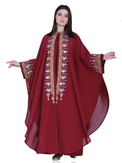 Embroidered bisht