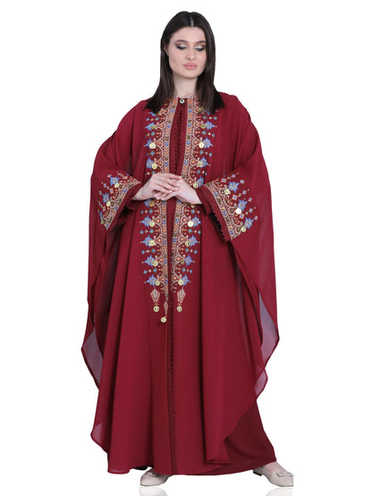 Embroidered bisht