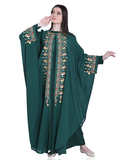 Embroidered bisht