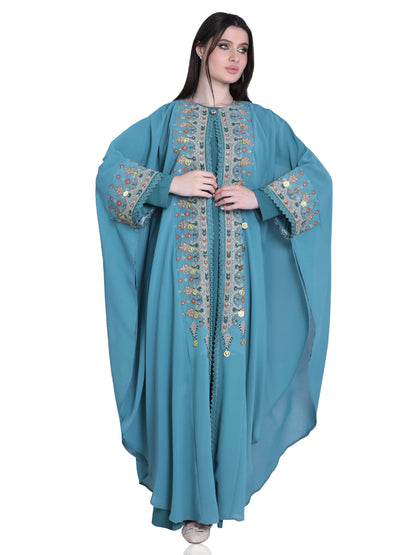 Embroidered bisht