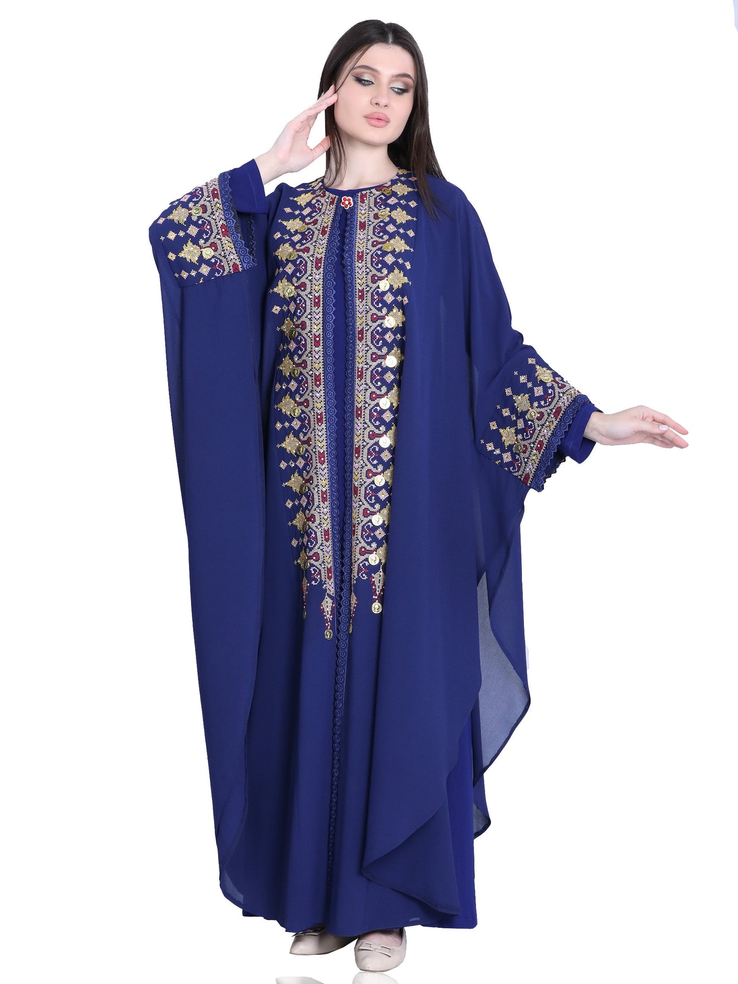 Embroidered bisht