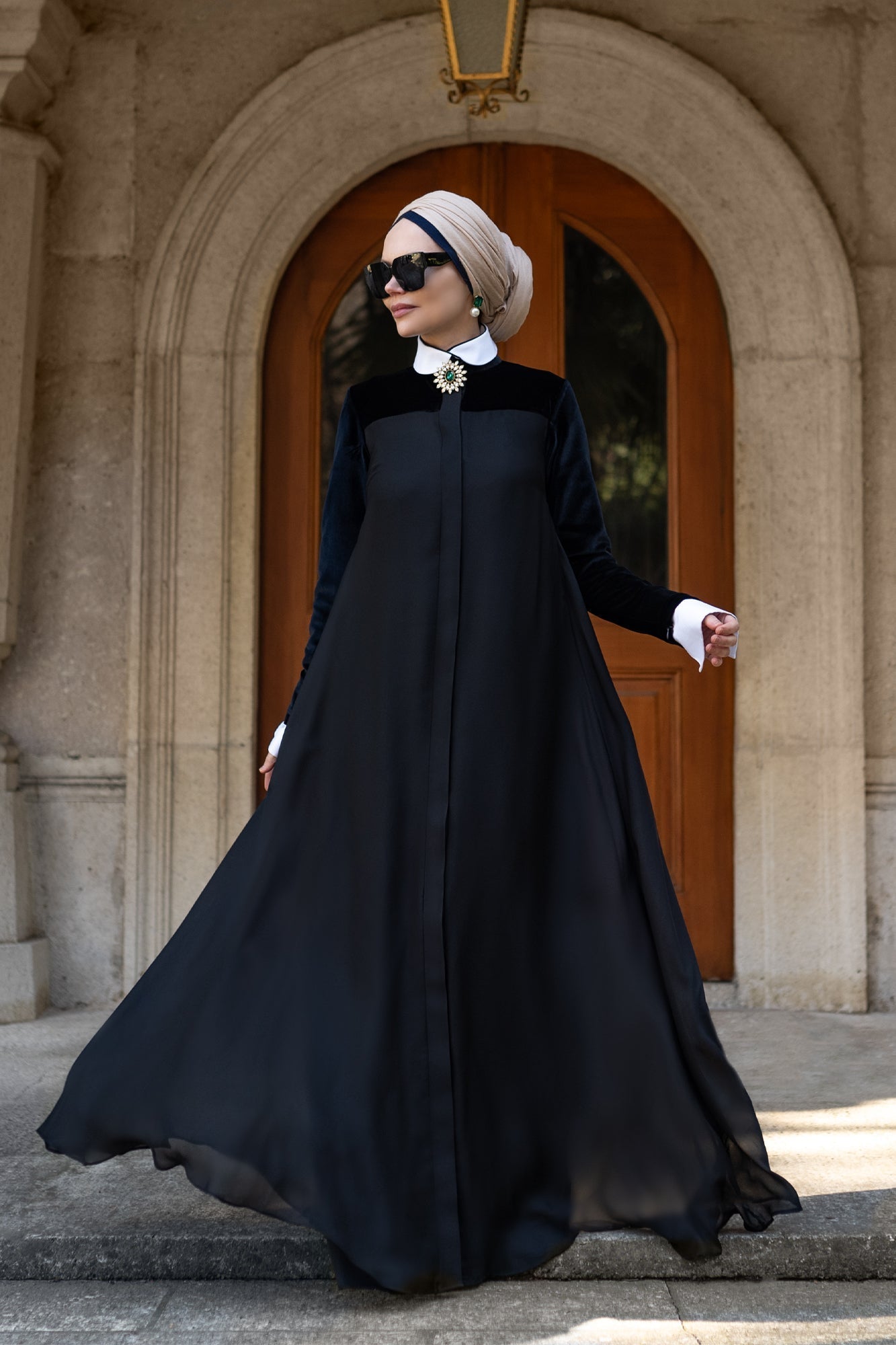 Elif Black Dress