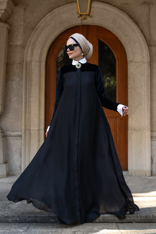 Elif Black Dress