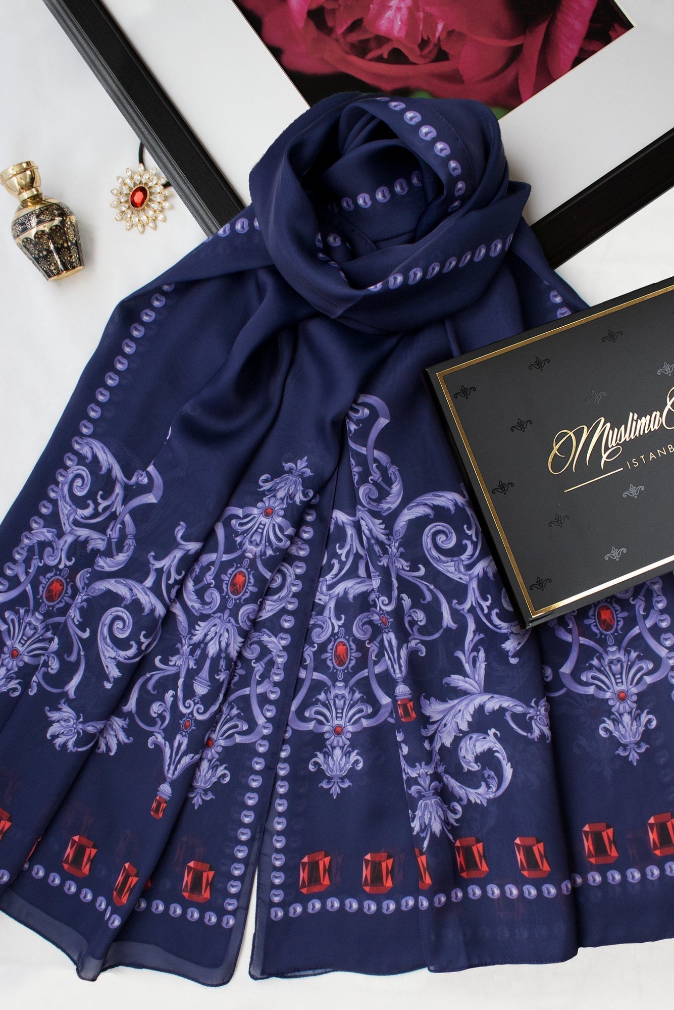 MAJESTY HIJAB NAVY BLUE