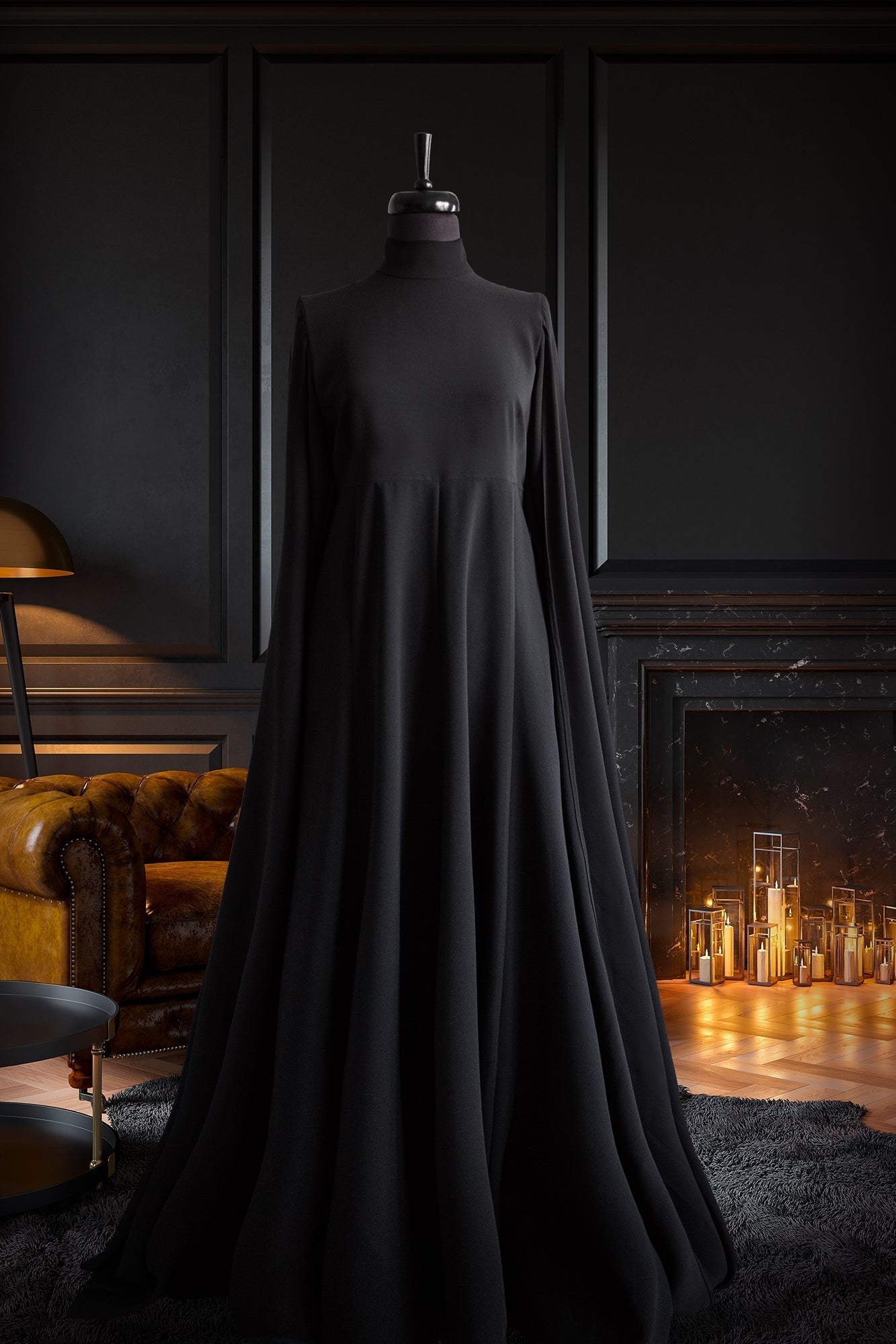 Muslima Cape Dress