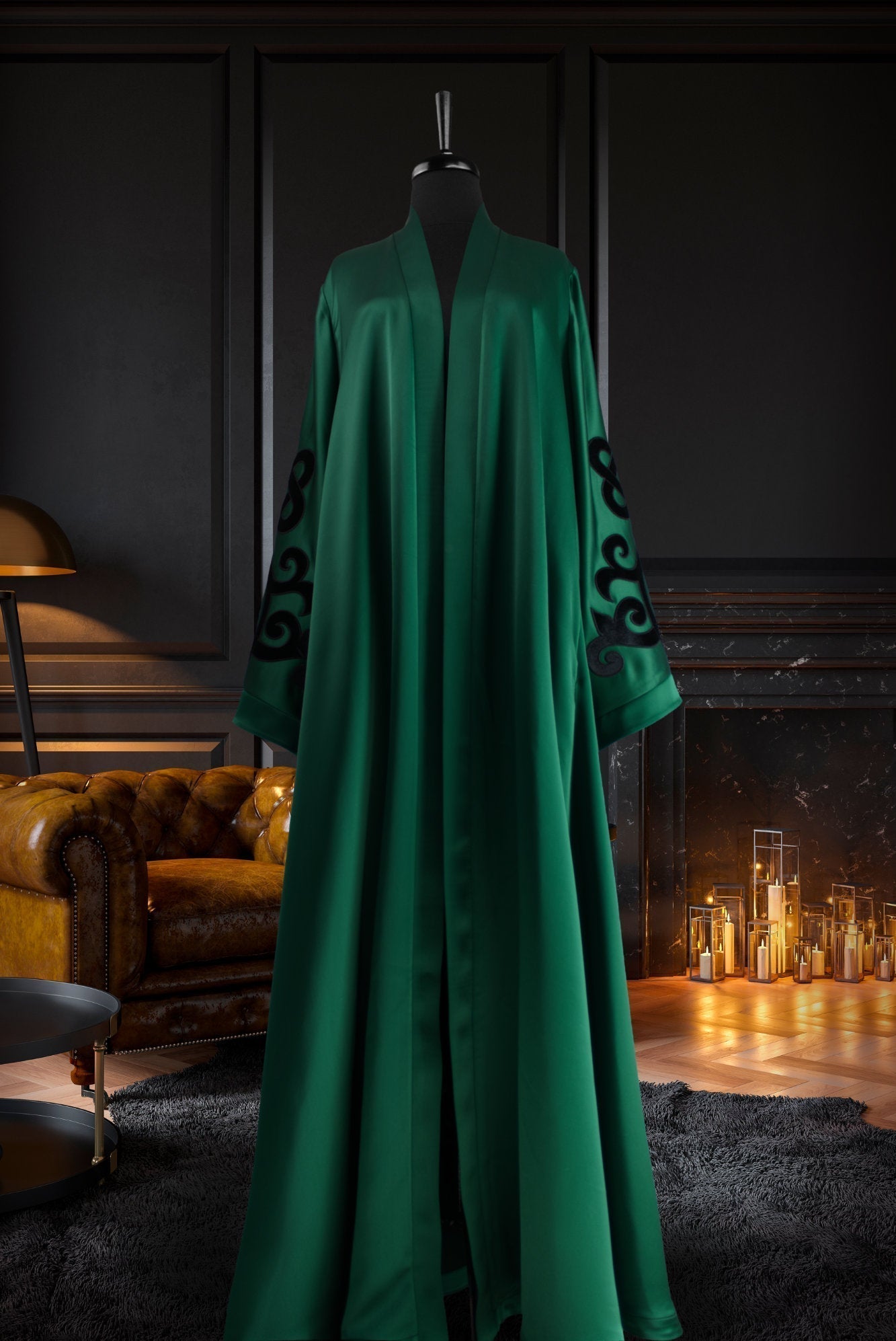 Muslima  Emerald Green Abaya