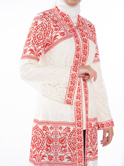Embroidered bisht