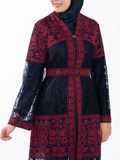 Embroidered bisht