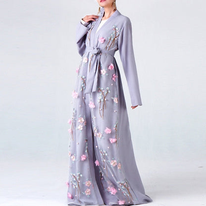 Shaznin-Floral Abaya