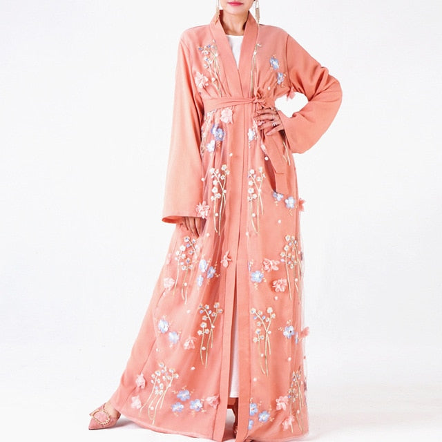 Shaznin-Floral Abaya