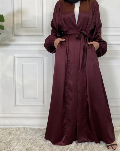 Savera Satin Abaya