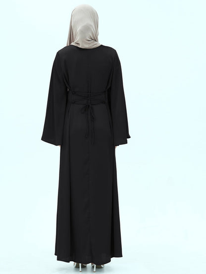 Eliana Satin Bell Sleeve Dress