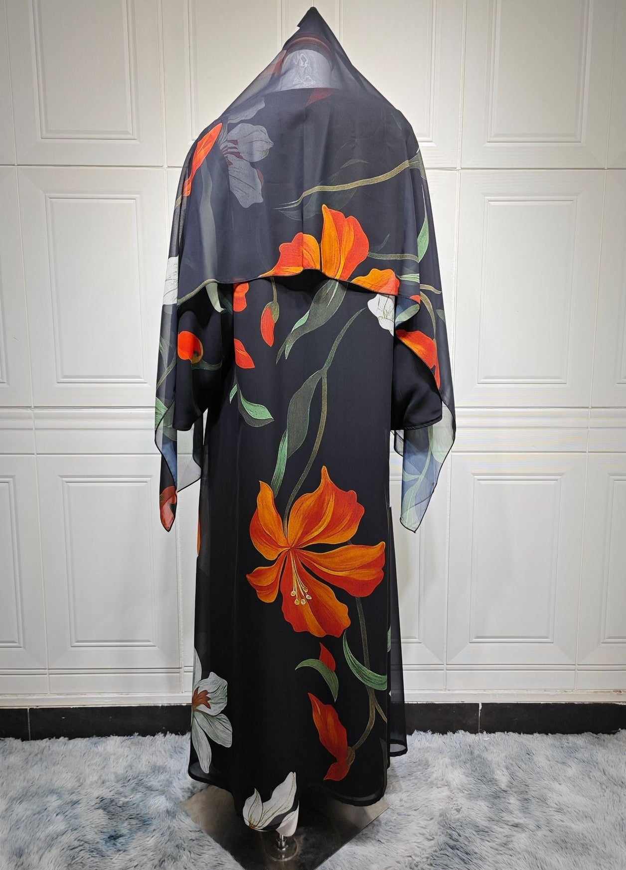 Inara Floral Abaya & Hijab