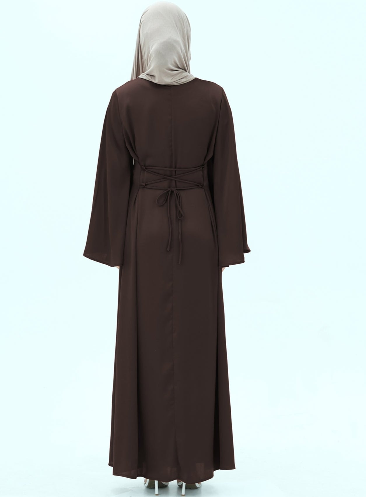 Eliana Satin Bell Sleeve Dress