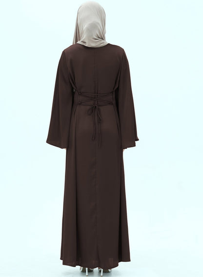 Eliana Satin Bell Sleeve Dress