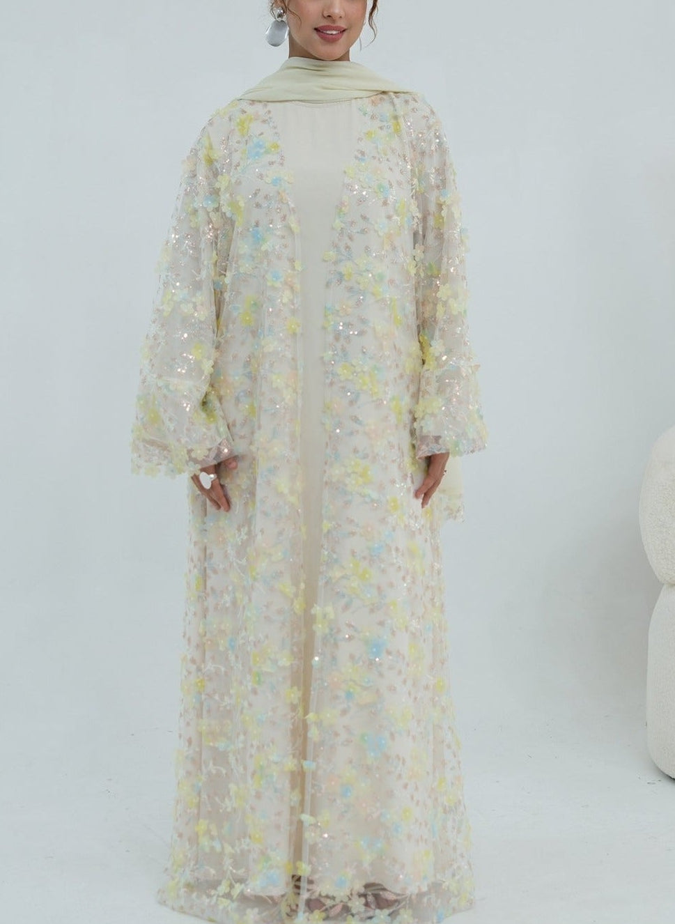 Sehra Bloom Abaya Set