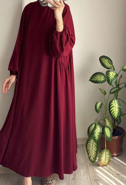 Roohani Balloon Sleeve Abaya