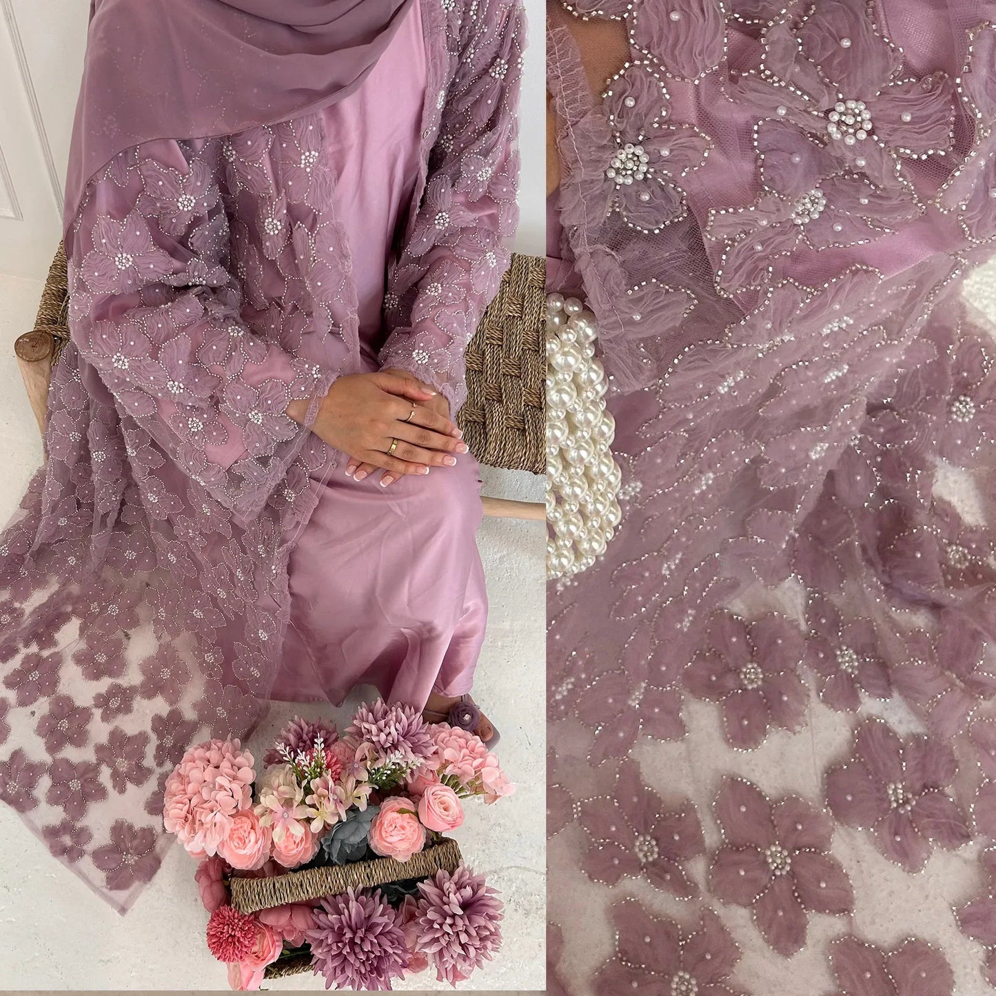 Nawra Abaya Set