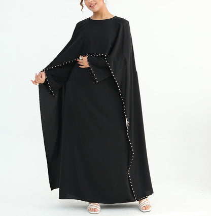 Zamina Pearl Dress-Nida Material