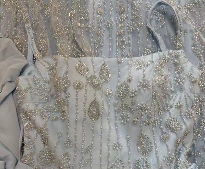 Zariya Gown With Crystal Chain