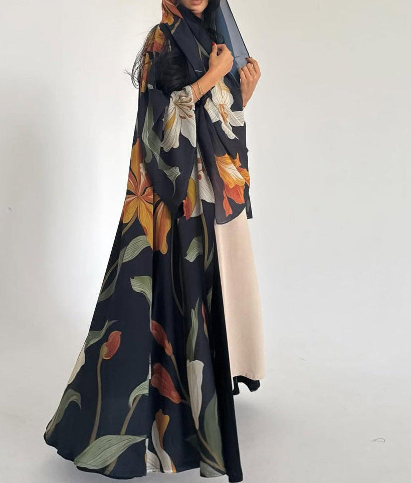 Inara Floral Abaya & Hijab