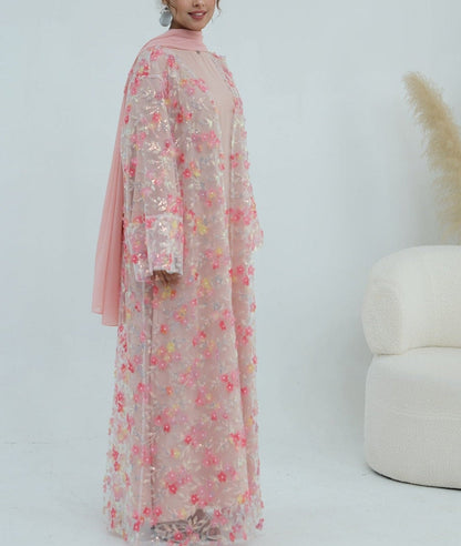 Sehra Bloom Abaya Set