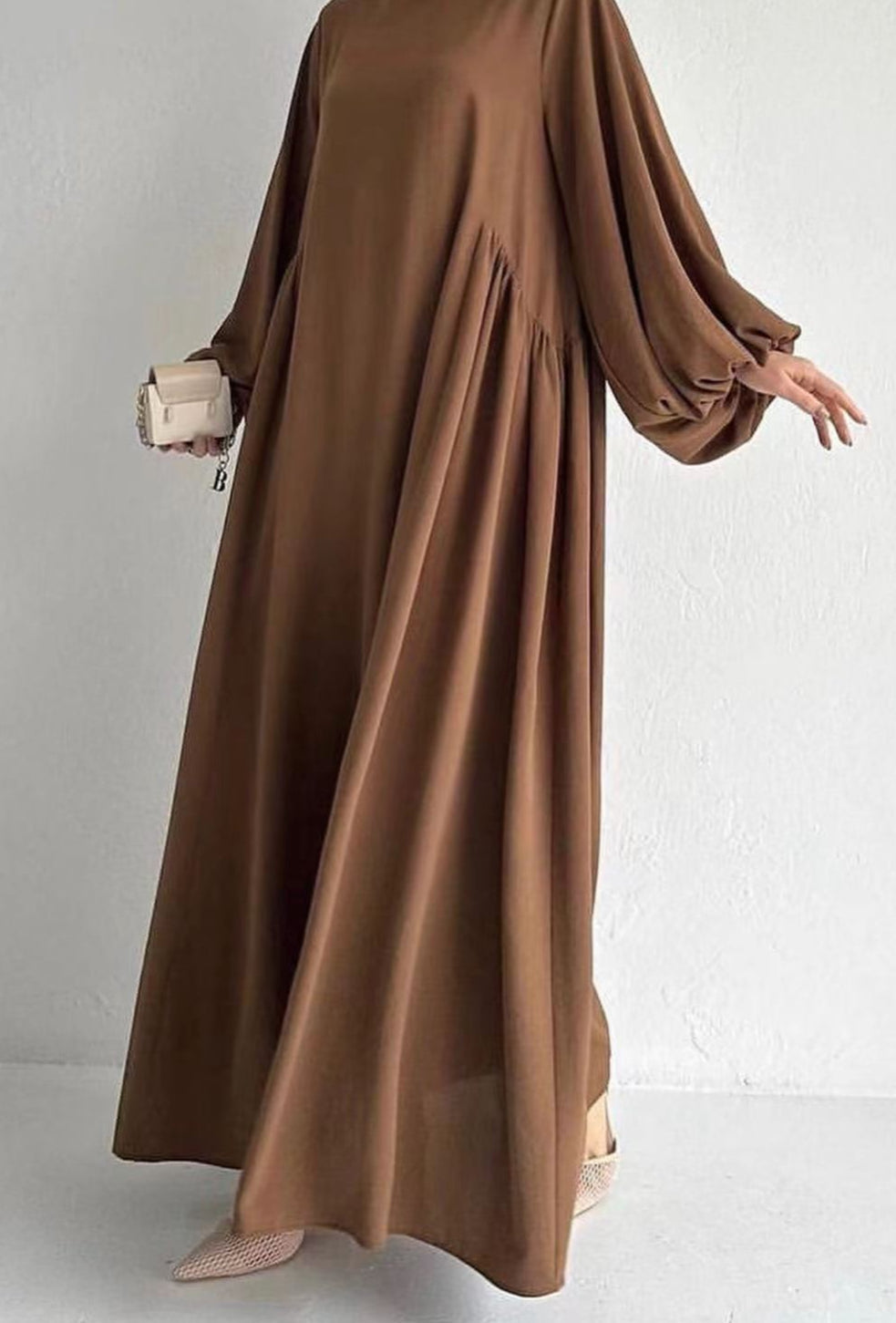 Roohani Balloon Sleeve Abaya