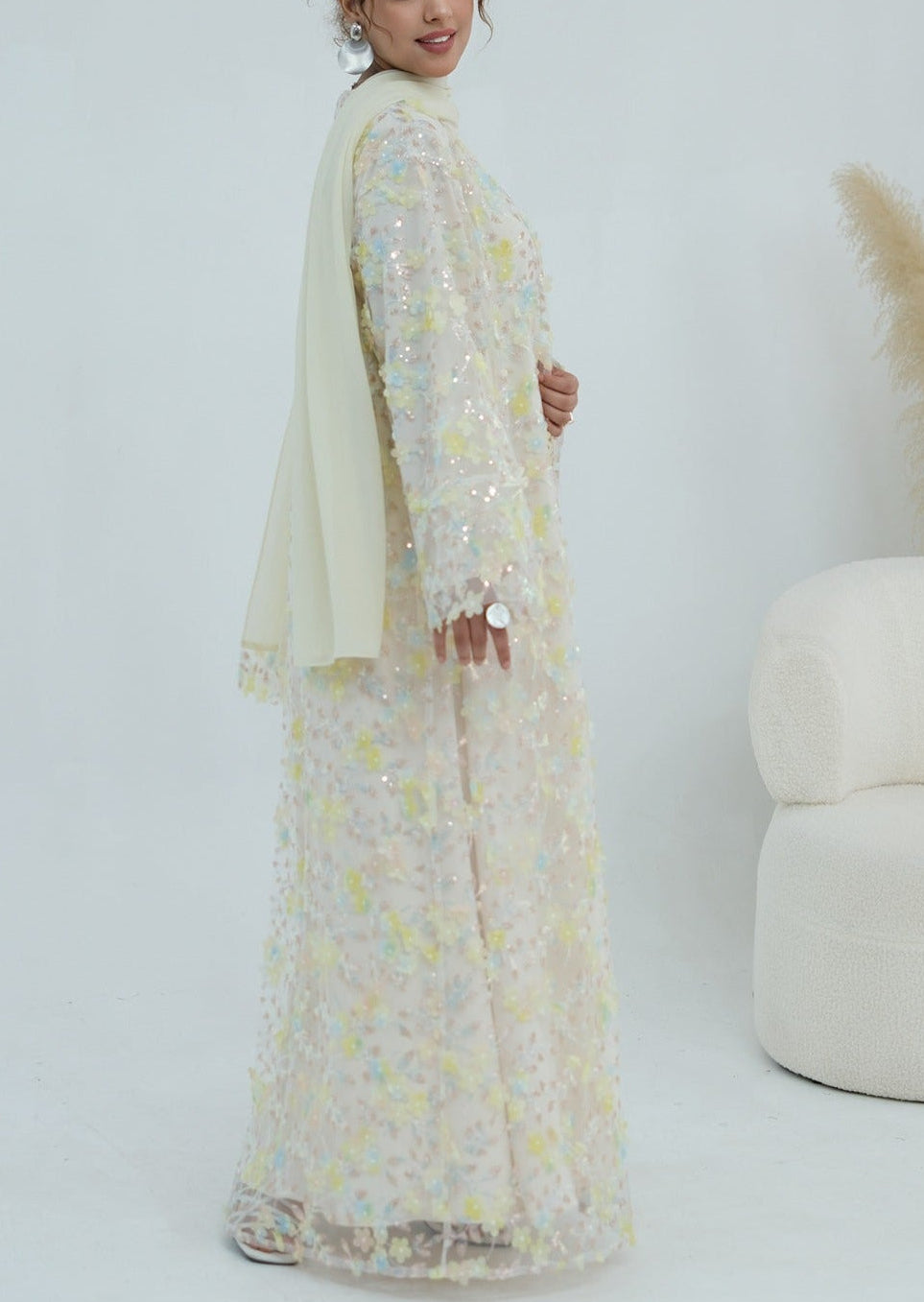 Sehra Bloom Abaya Set