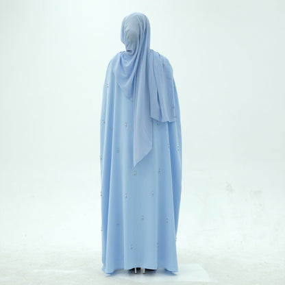Minhal Beaded Cape Dress