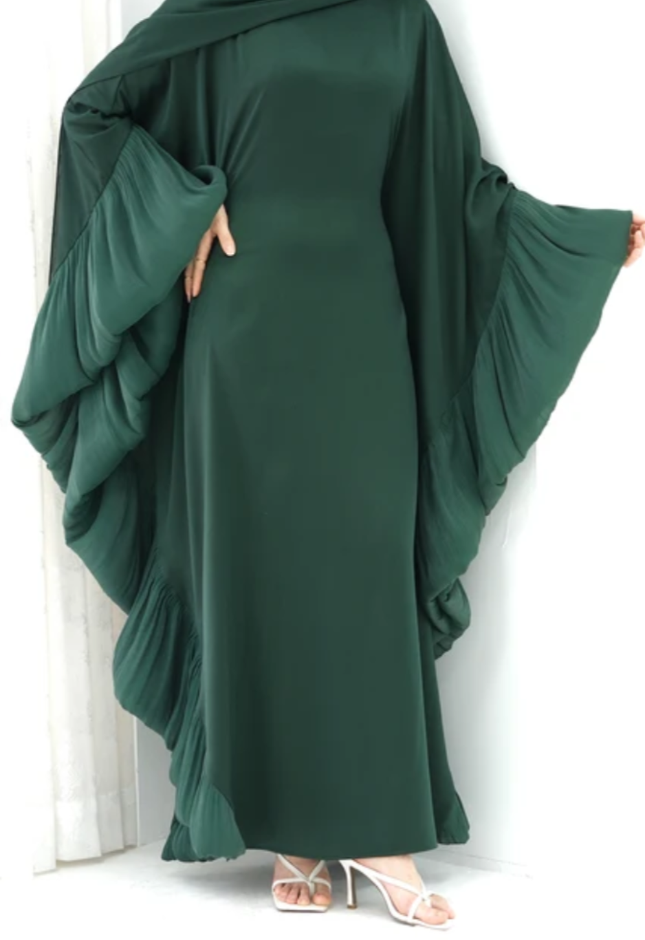 Amiha Frill Butterlfy Abaya- SOLD OUT