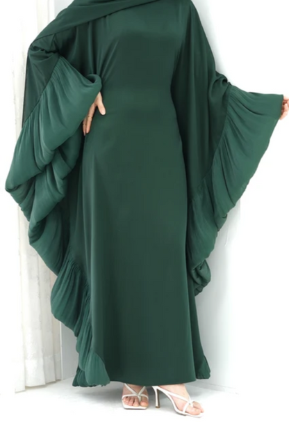 Amiha Frill Butterlfy Abaya- SOLD OUT