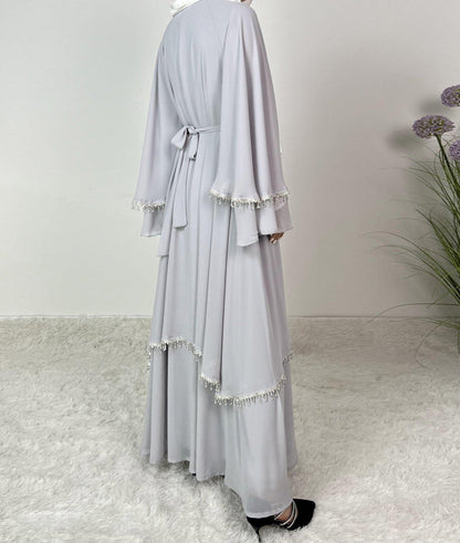 Emaani Layered Crystal Abaya