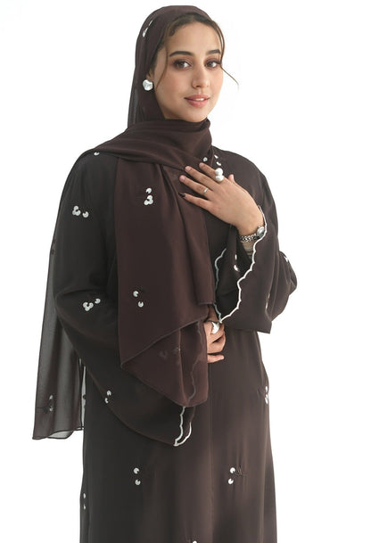 Madiha Floral Abaya & Hijab