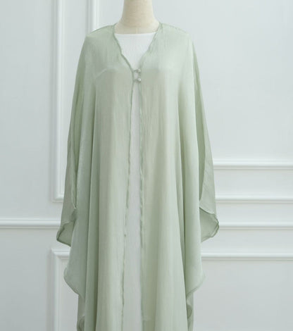 Samiha Organza Abaya Set