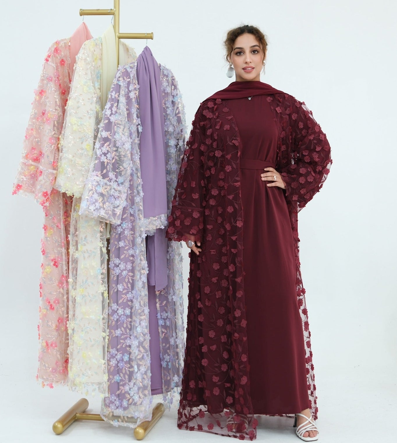 Sehra Bloom Abaya Set