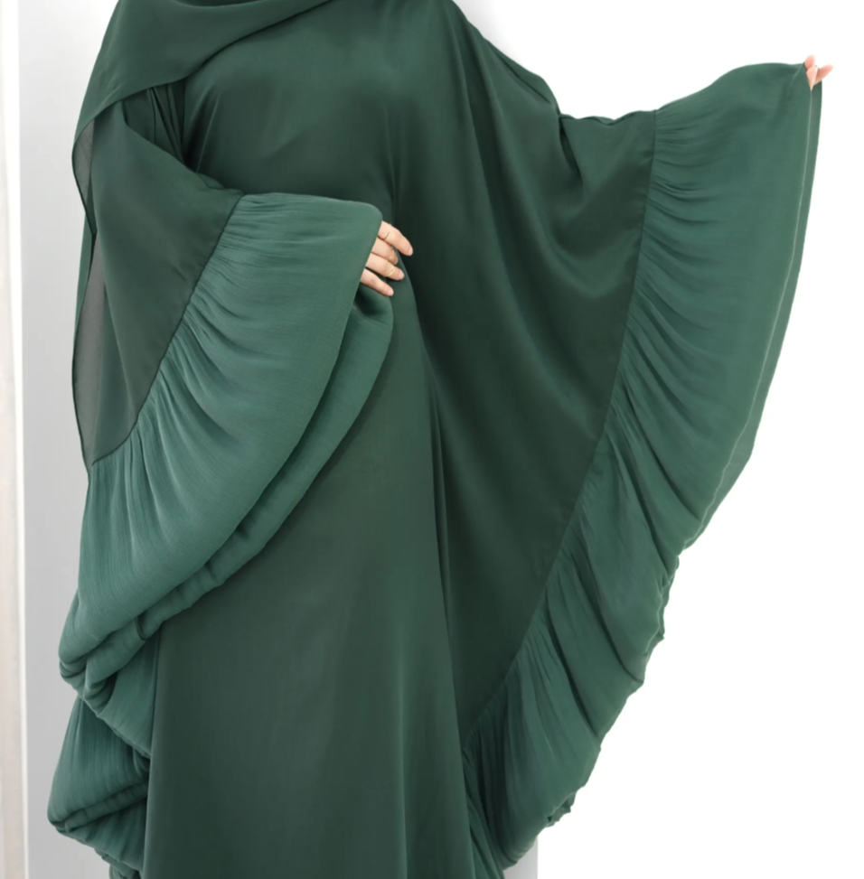 Amiha Frill Butterlfy Abaya- SOLD OUT