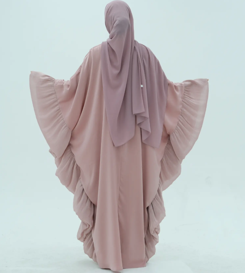 Amiha Frill Butterlfy Abaya- SOLD OUT