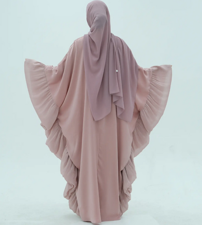 Amiha Frill Butterlfy Abaya- SOLD OUT