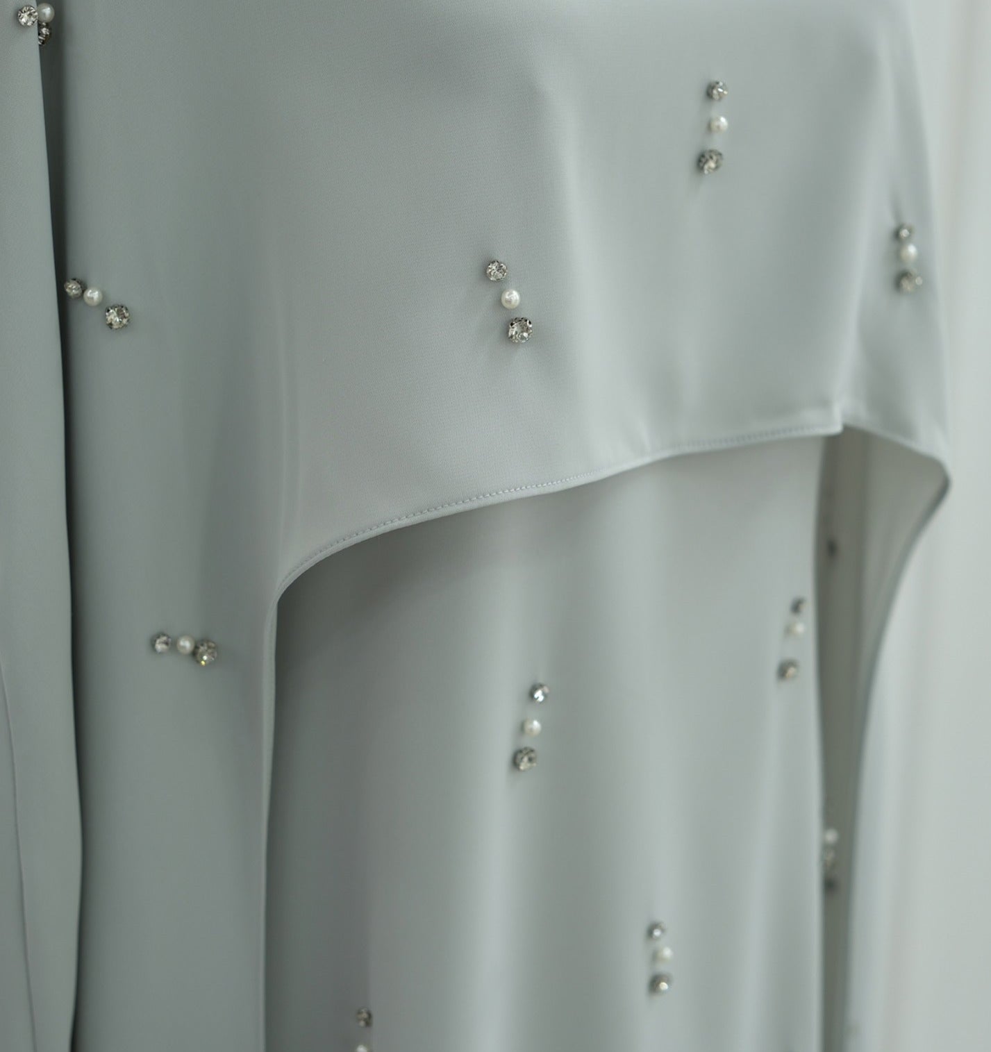 Minhal Beaded Cape Dress