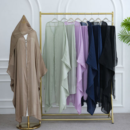 Samiha Organza Abaya Set