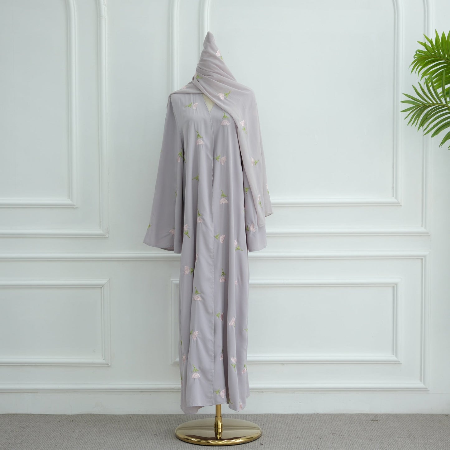 Marwa Floral Abaya & Hijab