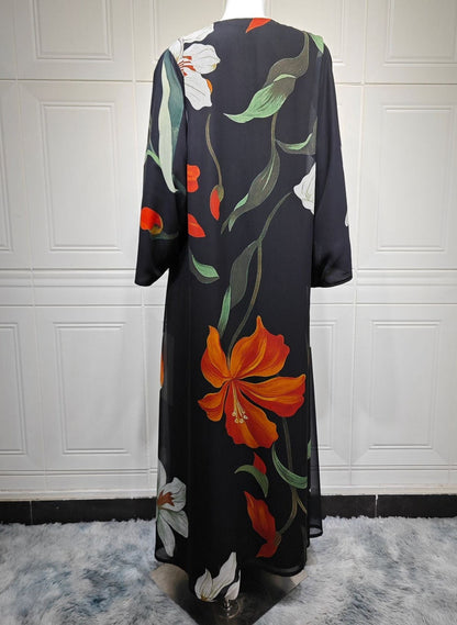 Inara Floral Abaya & Hijab