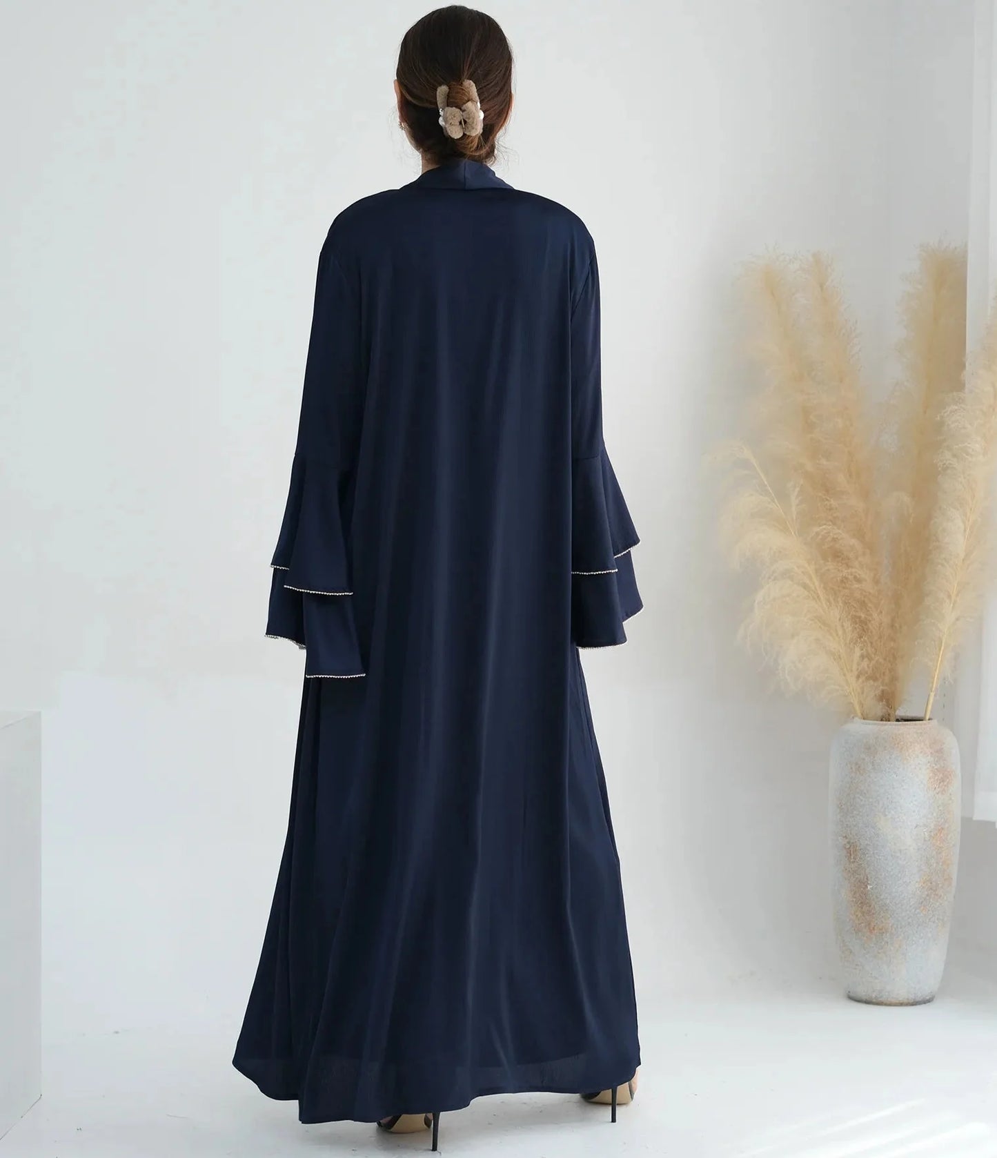 Humera Satin Abaya Set