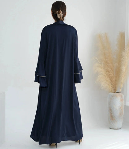 Humera Satin Abaya Set