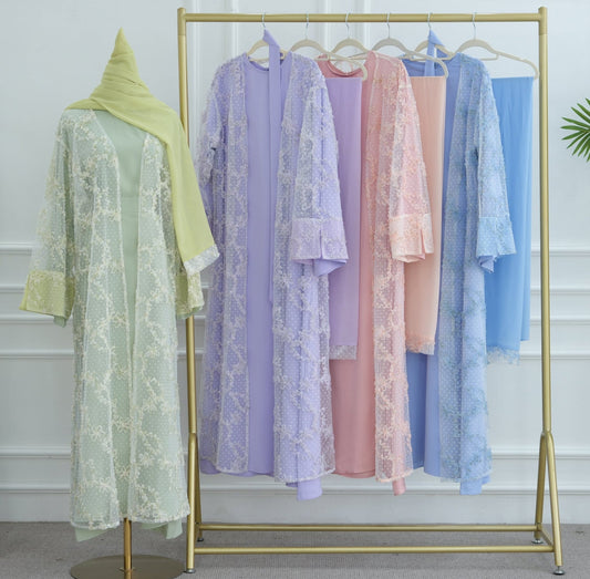 Haya Lace Abaya Set
